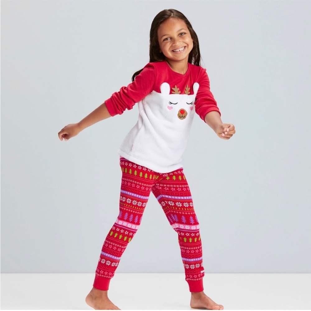 American Girl Reindeer PJ top/pants for Little Girls